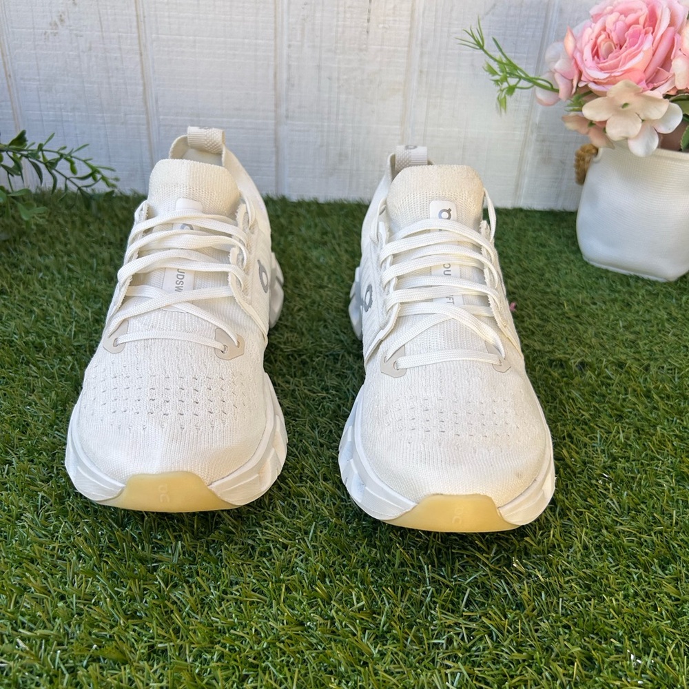 On Cloudswift Undyed white 
Sneakers women size 6 gently used - Picture 9 of 16